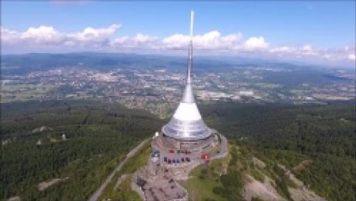 Liberec - a city surrounded by mountains