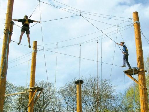 Rope courses in Harrachov