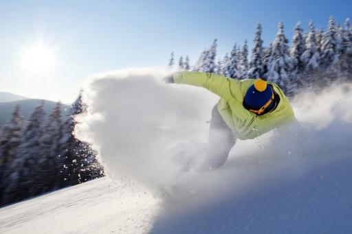 Snowboarding in Harrachov